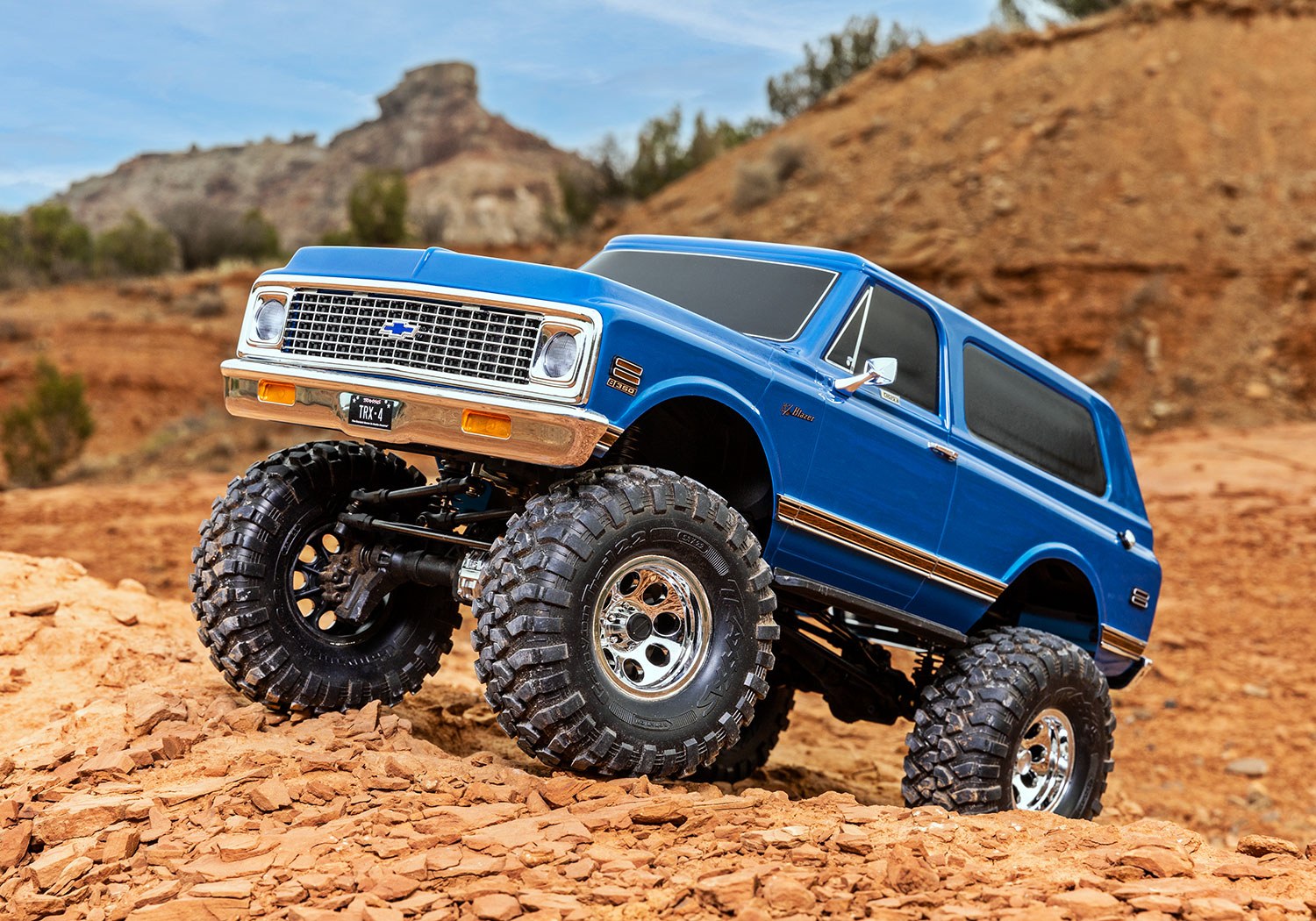 Радиоуправляемая модель для трофи Traxxas TRX-4 1972 K5 Blazer-High Trail,  FD TRA92086-4 Купить с доставкой